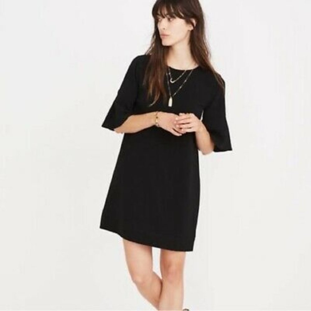 NWOT Madewell Starland Bell-Sleeve Dress Size Small